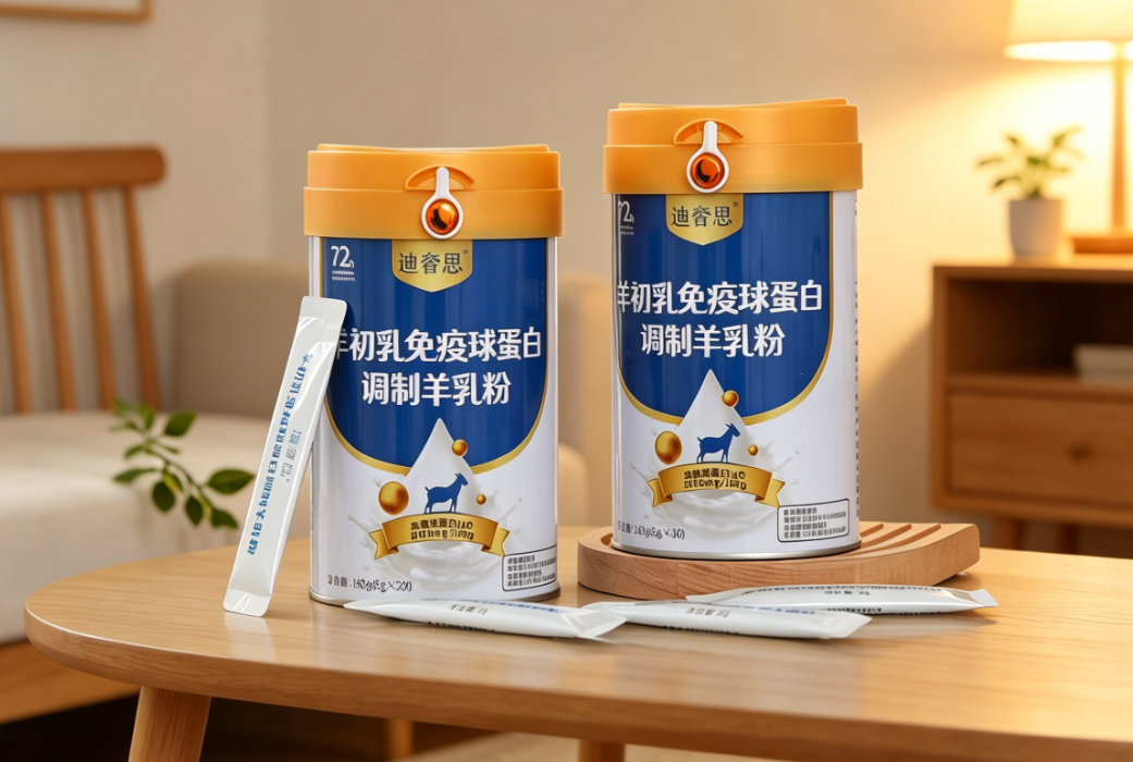 迪奢思羊乳粉｜25% 高占比羊初乳加持，一口锁住羊乳原生免疫力